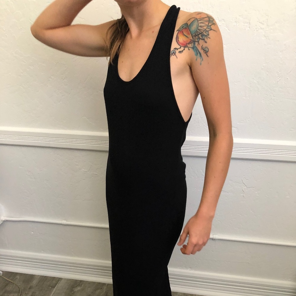 ASOS Black Maxi Tank Dress